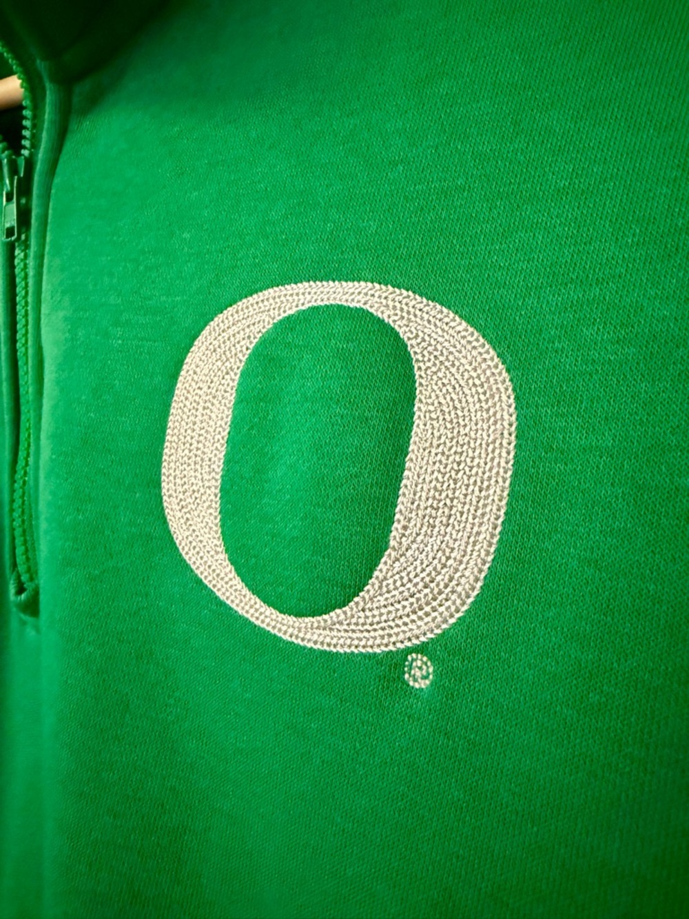 Nike Oregon Ducks Athletic 1/4 Zip Pullover Women’s Team Logo Spirit Wear - Picture 3 of 10